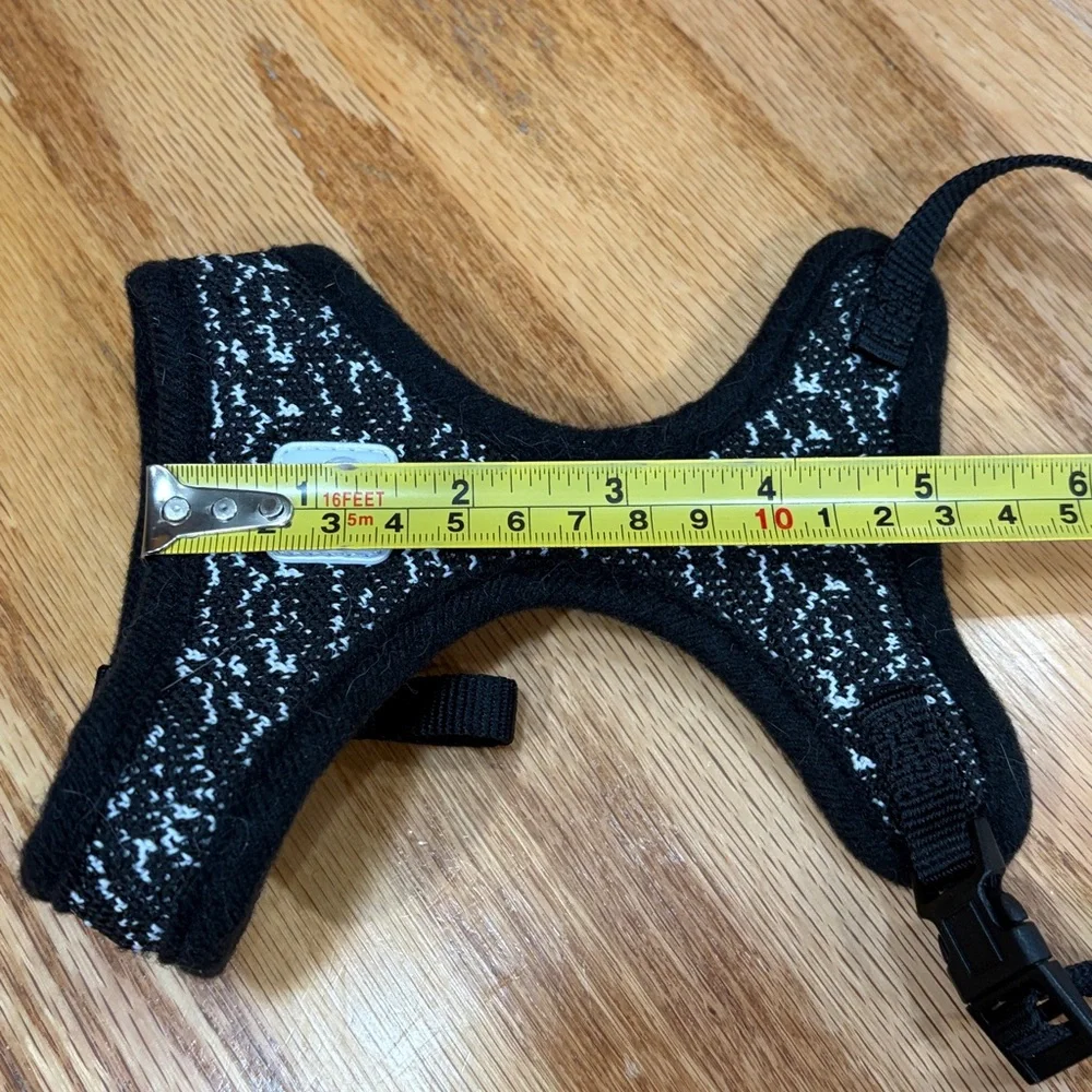 Vibrant Black Pet Harness